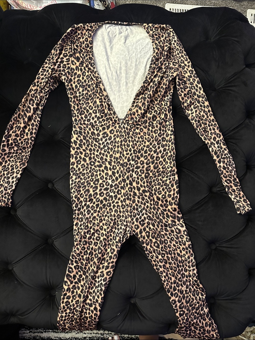 Leopard Print Kids Pajamas - Brown